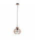 Bento Wire Frame Pendant Ceiling Light Black, Wood, 28cm, 1x E27