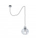 Bento Wire Frame Pendant Ceiling Light Black, White, 28cm, 1x E27, 200cm wire