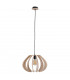 Nora Wire Frame Pendant Ceiling Light Natural, 44.5cm, 1x E27