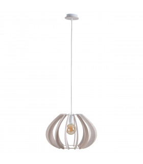 Nora Wire Frame Pendant Ceiling Light , 44.5cm, 1x E27