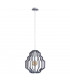 Rufo Wire Frame Pendant Ceiling Light Grey, 35.5cm, 1x E27