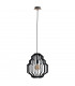 Rufo Wire Frame Pendant Ceiling Light Black, 35.5cm, 1x E27