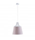 Lea Dome Pendant Ceiling Light Pink, 38cm, 1x E27