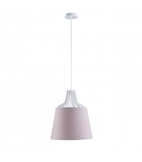 Lea Dome Pendant Ceiling Light Pink, 38cm, 1x E27