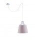 Lea Dome Pendant Ceiling Light Pink, 38cm, 1x E27, 200cm Wire
