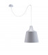 Lea Dome Pendant Ceiling Light Grey, 38cm, 1x E27, 200cm Wire