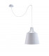 Lea Dome Pendant Ceiling Light White, 38cm, 1x E27, 200cm Wire