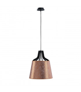 Ivo Dome Pendant Ceiling Light Copper, 38cm, 1x E27