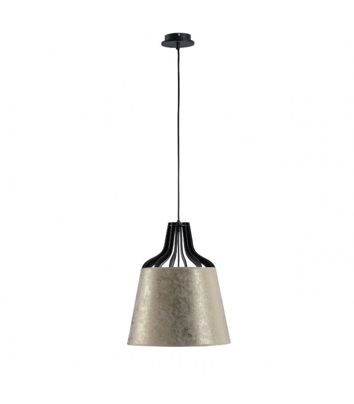 Ivo Dome Pendant Ceiling Light Gold, 38cm, 1x E27