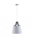 Lucio Dome Pendant Ceiling Light White, 38cm, 1x E27