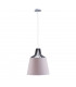 Lucio Dome Pendant Ceiling Light Pink, 38cm, 1x E27