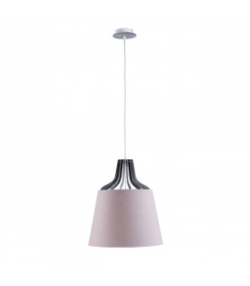 Lucio Dome Pendant Ceiling Light Pink, 38cm, 1x E27