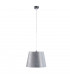 Luca Dome Pendant Ceiling Light Silver, 38cm, 1x E27