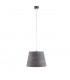 Luca Dome Pendant Ceiling Light Grey, 38cm, 1x E27