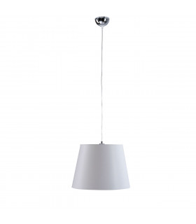 Luca Dome Pendant Ceiling Light White, 38cm, 1x E27