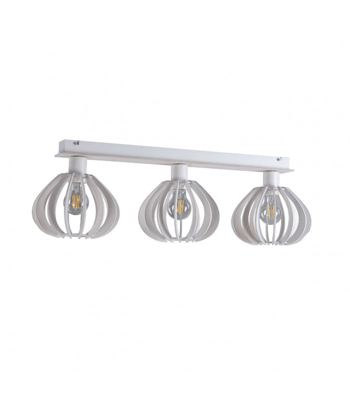 Nicoleta Ceiling Spotlight Bar White, 62cm, 3x E27