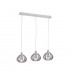 Nicoleta Bar Pendant Ceiling Light White, 62cm, 3x E27