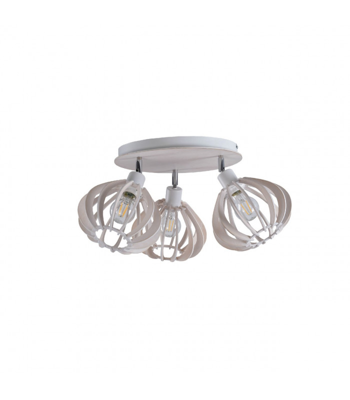 Nicoleta Ceiling Spotlight Clusters White, 32cm, 3x E27