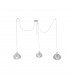 Nicoleta Cluster Pendant Ceiling Light White, 3x E27