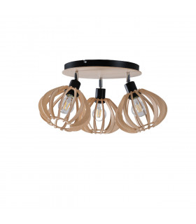 Nicoleta Ceiling Spotlight Clusters Black, 32cm, 3x E27