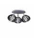 Nicoleta Ceiling Spotlight Clusters Grey, 32cm, 3x E27