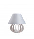 Nora Table Lamp With Round Tapered Shade , 25cm, 1x E27