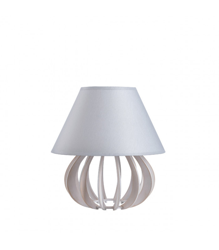 Nora Table Lamp With Round Tapered Shade , 25cm, 1x E27