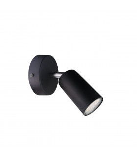 Eye Single Spotlight Black, 10cm, 1x GU10