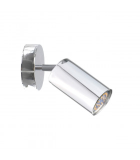 Eye Single Spotlight Silver, 10cm, 1x GU10