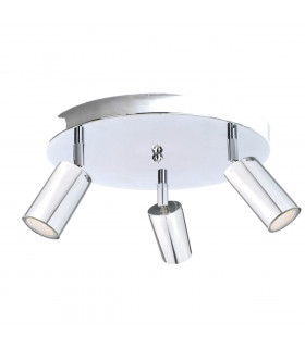 Eye Ceiling Spotlight Clusters Silver, 30cm, 3x GU10