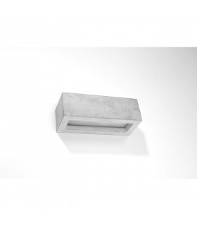 Vega Up & Down Wall Lamp Concrete Grey 30cm-2