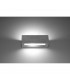Vega Up & Down Wall Lamp Concrete Grey 30cm-3