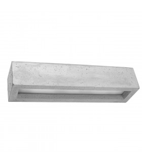 Vega Up & Down Wall Lamp Concrete Grey 50cm-1