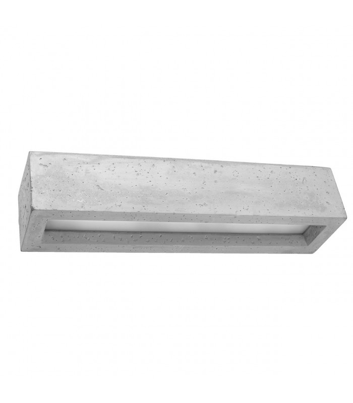 Vega Up & Down Wall Lamp Concrete Grey 50cm-1