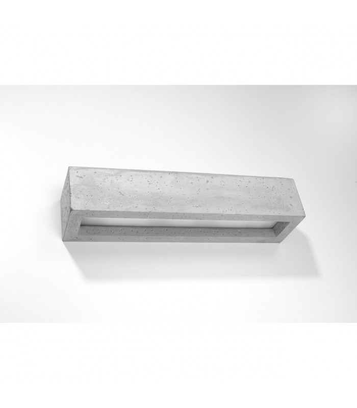 Vega Up & Down Wall Lamp Concrete Grey 50cm-2