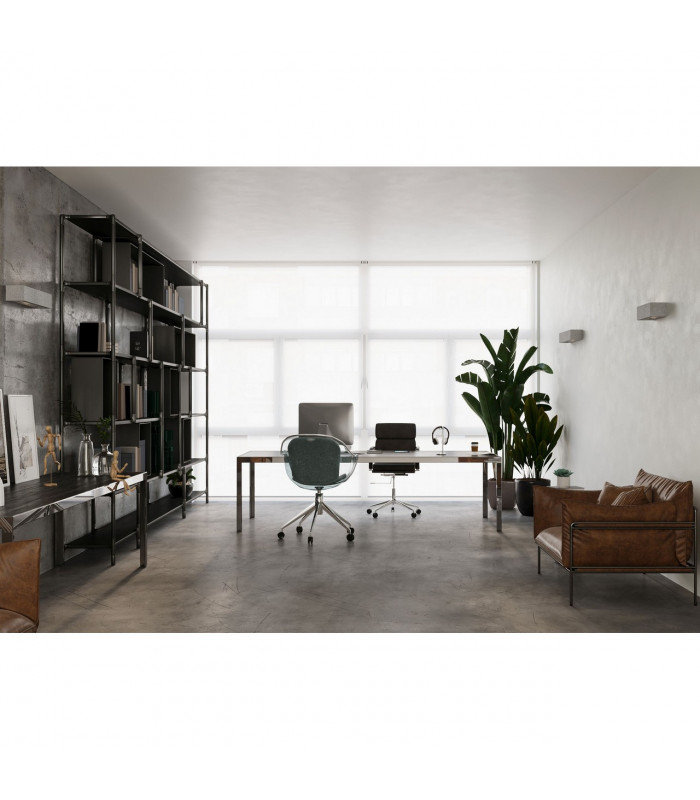 Vega Up & Down Wall Lamp Concrete Grey 50cm-5