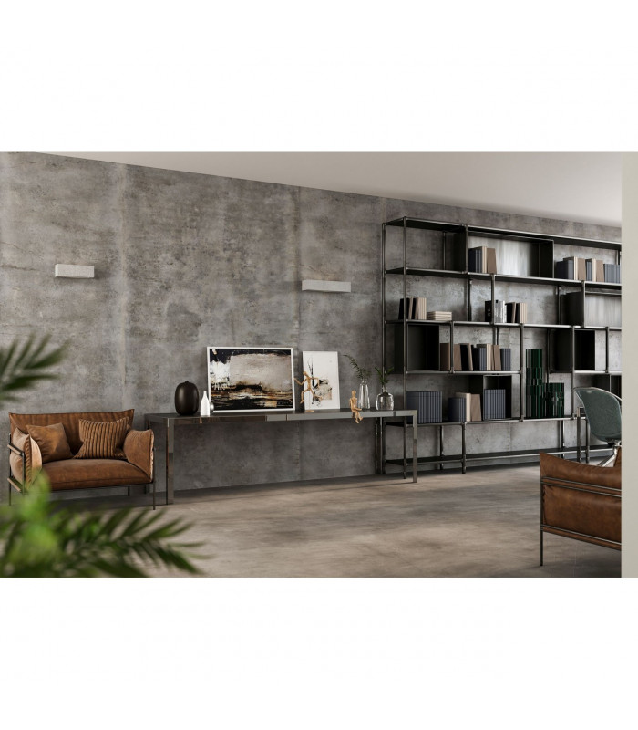 Vega Up & Down Wall Lamp Concrete Grey 50cm-6