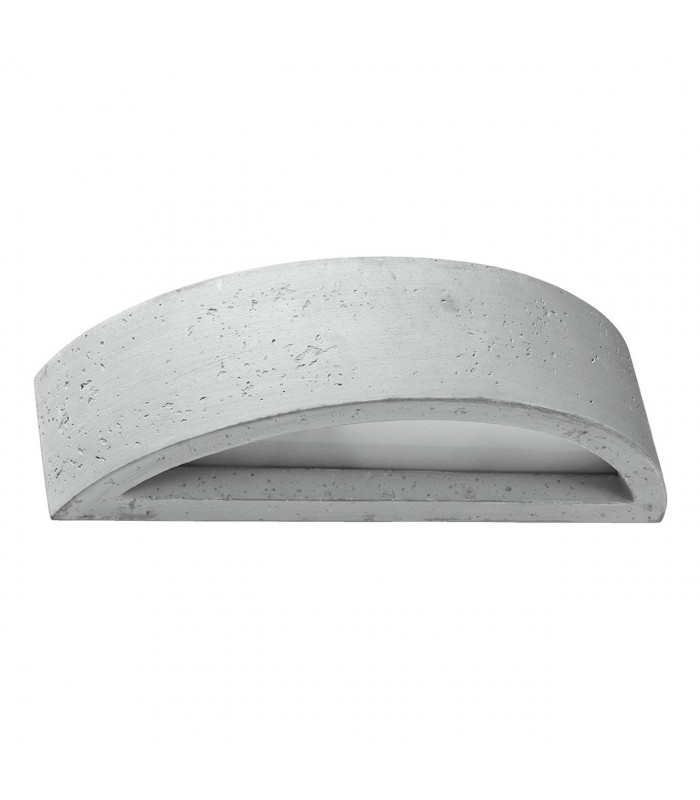 Atena Up & Down Wall Lamp Concrete Grey 40cm-1