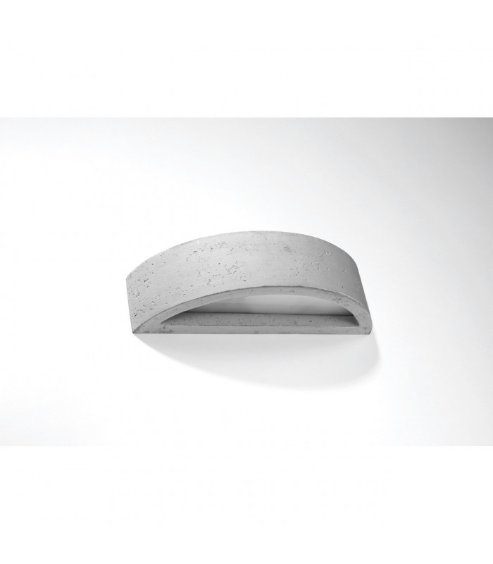 Atena Up & Down Wall Lamp Concrete Grey 40cm-2