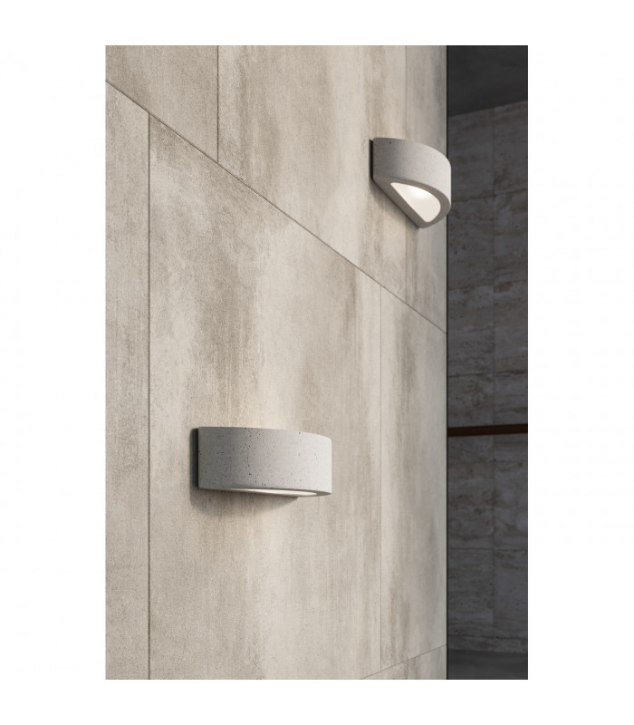 Atena Up & Down Wall Lamp Concrete Grey 40cm-7