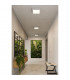 Riza Flush Ceiling Light Concrete Grey 33cm-5