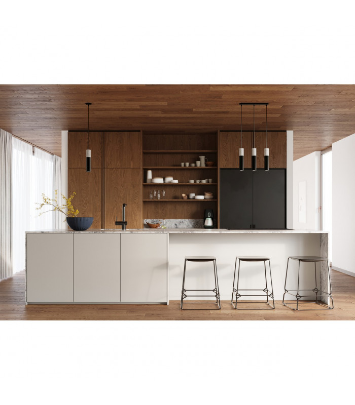 Borgio Cluster Pendant Ceiling Light Grey Black 3x GU10-5