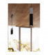 Borgio Cluster Pendant Ceiling Light Grey Black 3x GU10-7