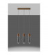 Zane Bar Pendant Ceiling Light Concrete Grey Natural Wood 45cm-3