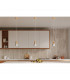 Qubic Dome Pendant Ceiling Light Concrete Grey Natural Wood-7