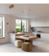 Woody Spherical Pendant Ceiling Light Natural Wood 1x GU10-5