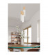 Pablo Cluster Pendant Ceiling Light White Natural Wood 3x GU10-7
