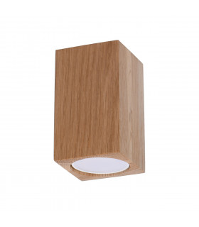 Keke Oak Square Surface Mounted Downlight Wood 30cm-1