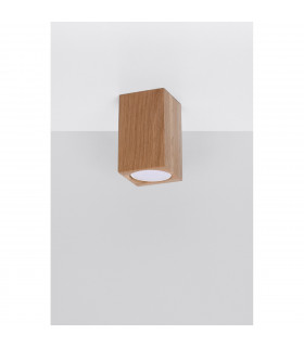 Keke Oak Square Surface Mounted Downlight Wood 30cm-2