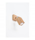 Keke Oak Square Single Spotlight Wood 1x GU10-2